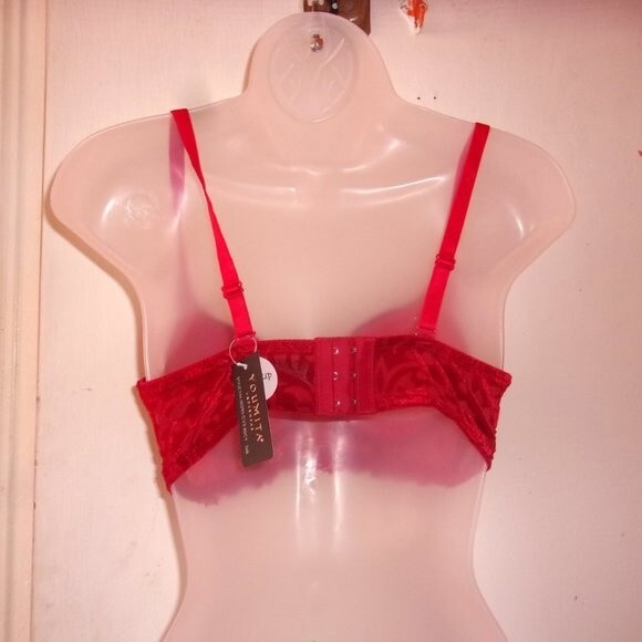 Youmita 36B Barbados Cherry Push up Bra w/ Underwire NWT - Picture 8 of 12